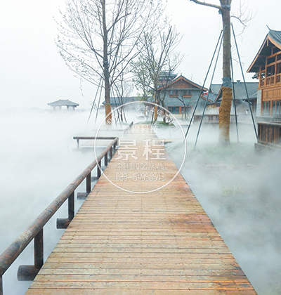 湖北仙桃沔阳小镇-喷雾景观项目
