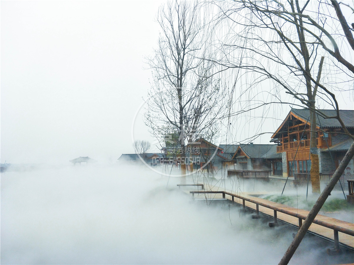 园林景观造景.人造雾户外造景